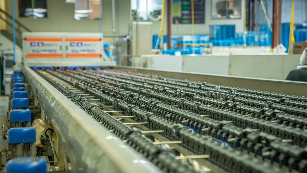 Choosing Between Buffer and Shuttle Conveyor in SMT Line Layout1 - S&M Co.Ltd Buffer Conveyor