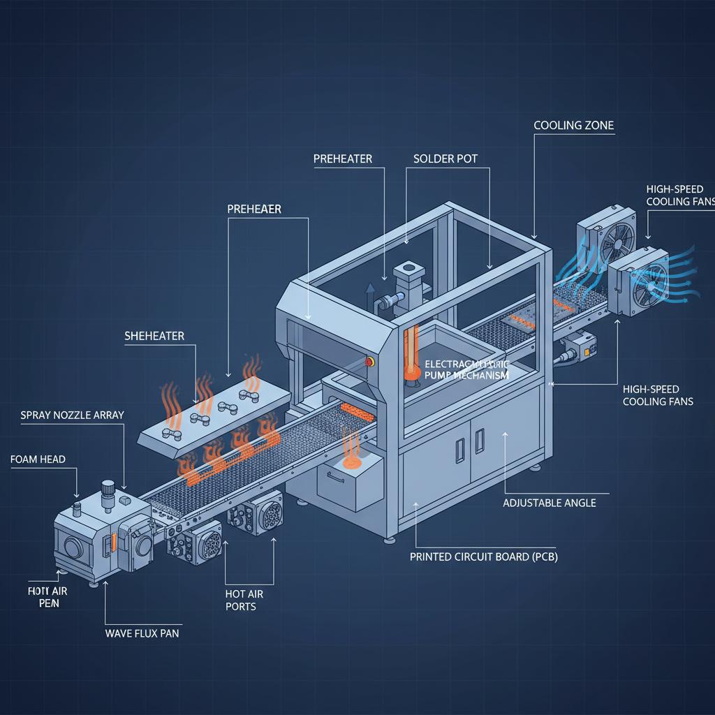 Wave Soldering Comprehensive Guide: Principles, Process, & Optimization -S&M2 - S&M Co.Ltd Wave Soldering Comprehensive Guide: Principles, Process, & Optimization -S&M2 - S&M Co.Ltd