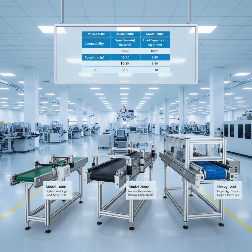 Comprehensive Guide to SMT Conveyors by Fancort1 - S&M Co.Ltd Comparative Analysis Diagram