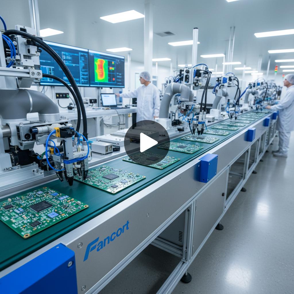 Comprehensive Guide to SMT Conveyors by Fancort3 - S&M Co.Ltd Applications and Benefits Diagram