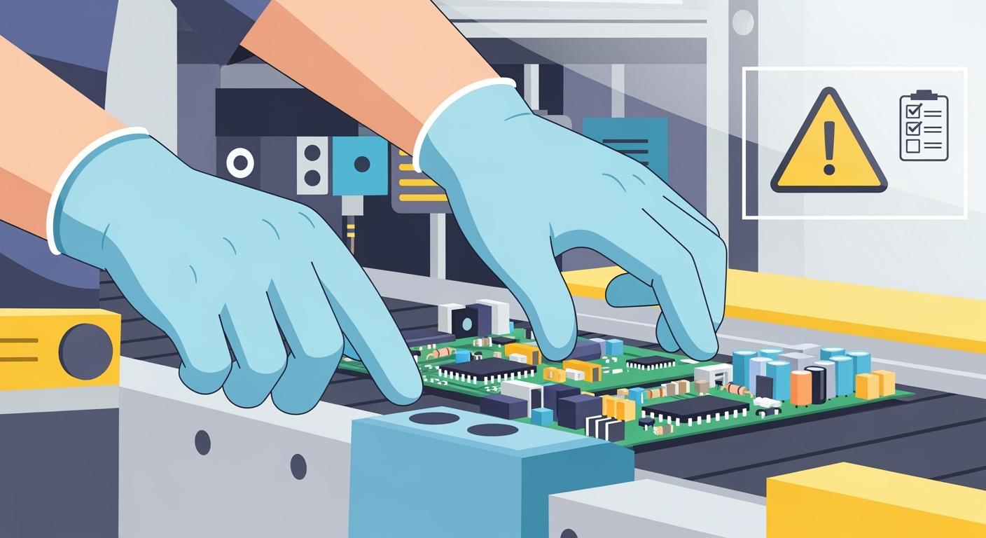 Important safety considerations when operating pcba production line equipment