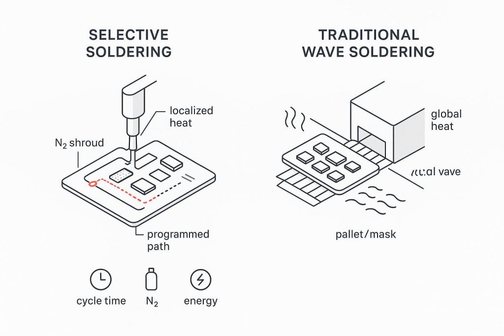 Selective Soldering vs Wave Soldering: How to Choose in 2026缩略图%