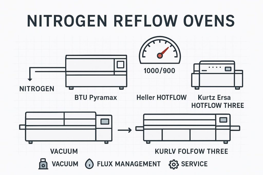 Heller vs BTU vs Rehm vs Ersa: Nitrogen Reflow Oven Comparison (2026)缩略图% Heller vs BTU vs Rehm vs Ersa: Nitrogen Reflow Oven Comparison (2026)缩略图%