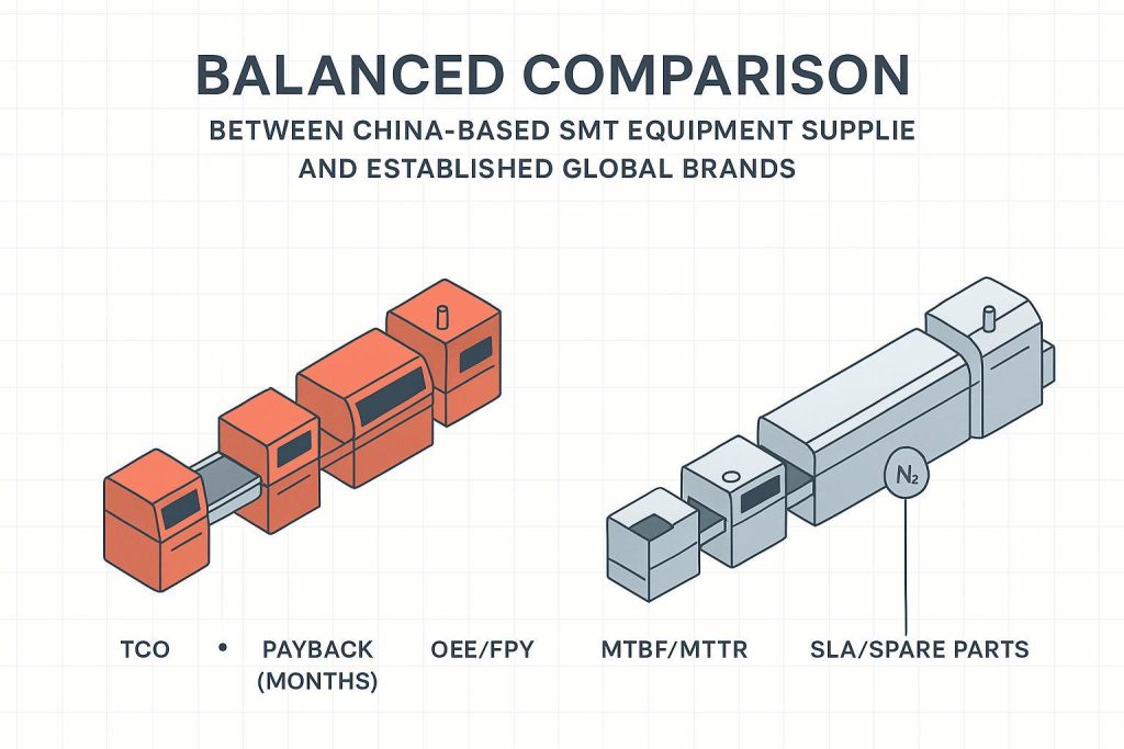 China SMT Equipment vs Global Brands (2026): Payback, TCO, and After‑Sales Risk缩略图%