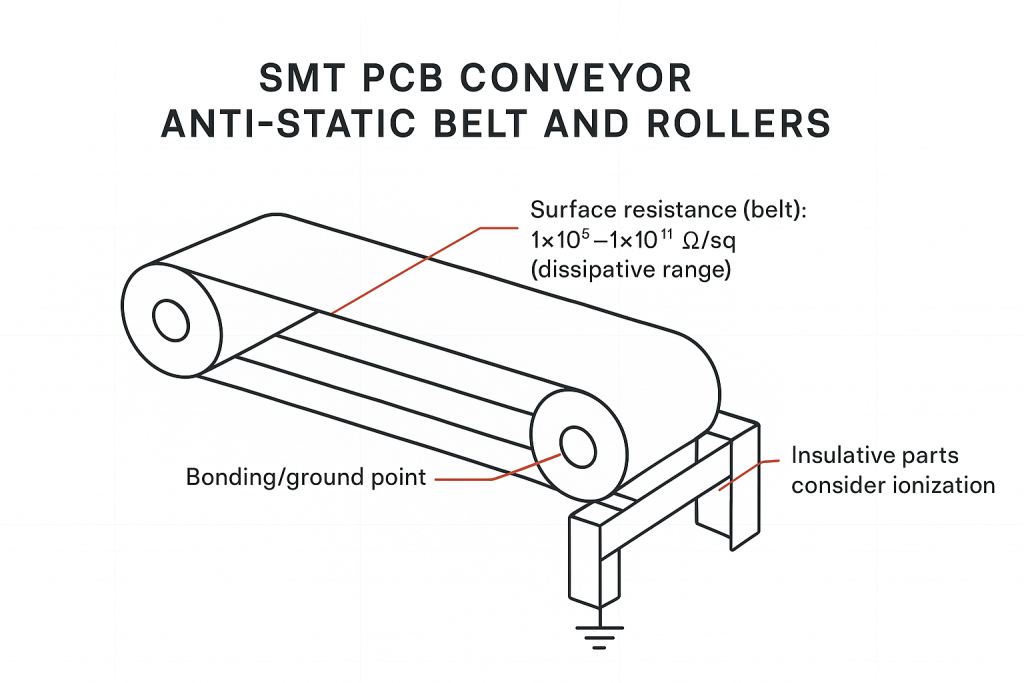 SMT Conveyor Anti-Static Design: Why ESD Protection Matters for Your Production Line缩略图%