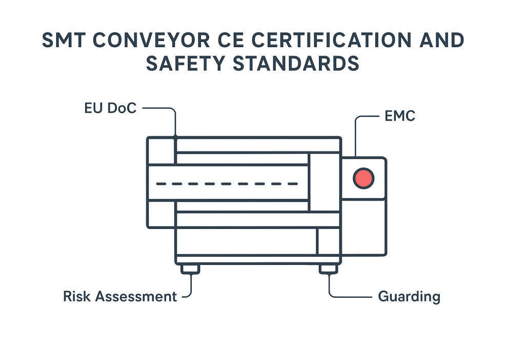SMT Conveyor CE Certification and Safety Standards: What Overseas Buyers Must Confirm Before Ordering缩略图%