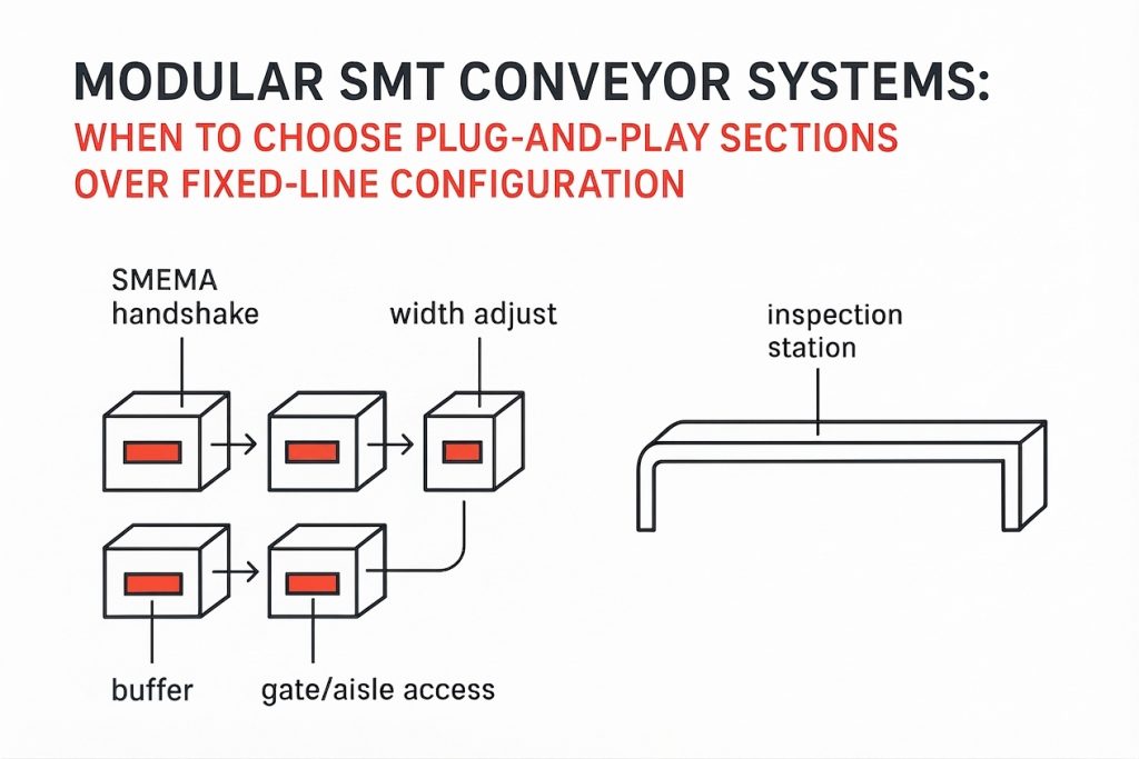 Modular SMT Conveyor Systems: When to Choose Plug-and-Play Sections Over Fixed-Line Configuration缩略图%