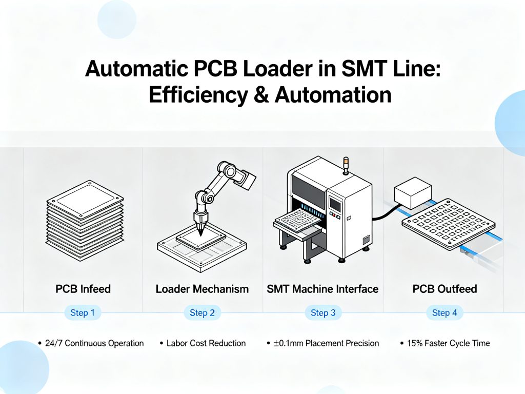 Automatic PCB Loaders: Streamlining SMT Assembly Lines with Efficiency缩略图% Automatic PCB Loaders: Streamlining SMT Assembly Lines with Efficiency缩略图%