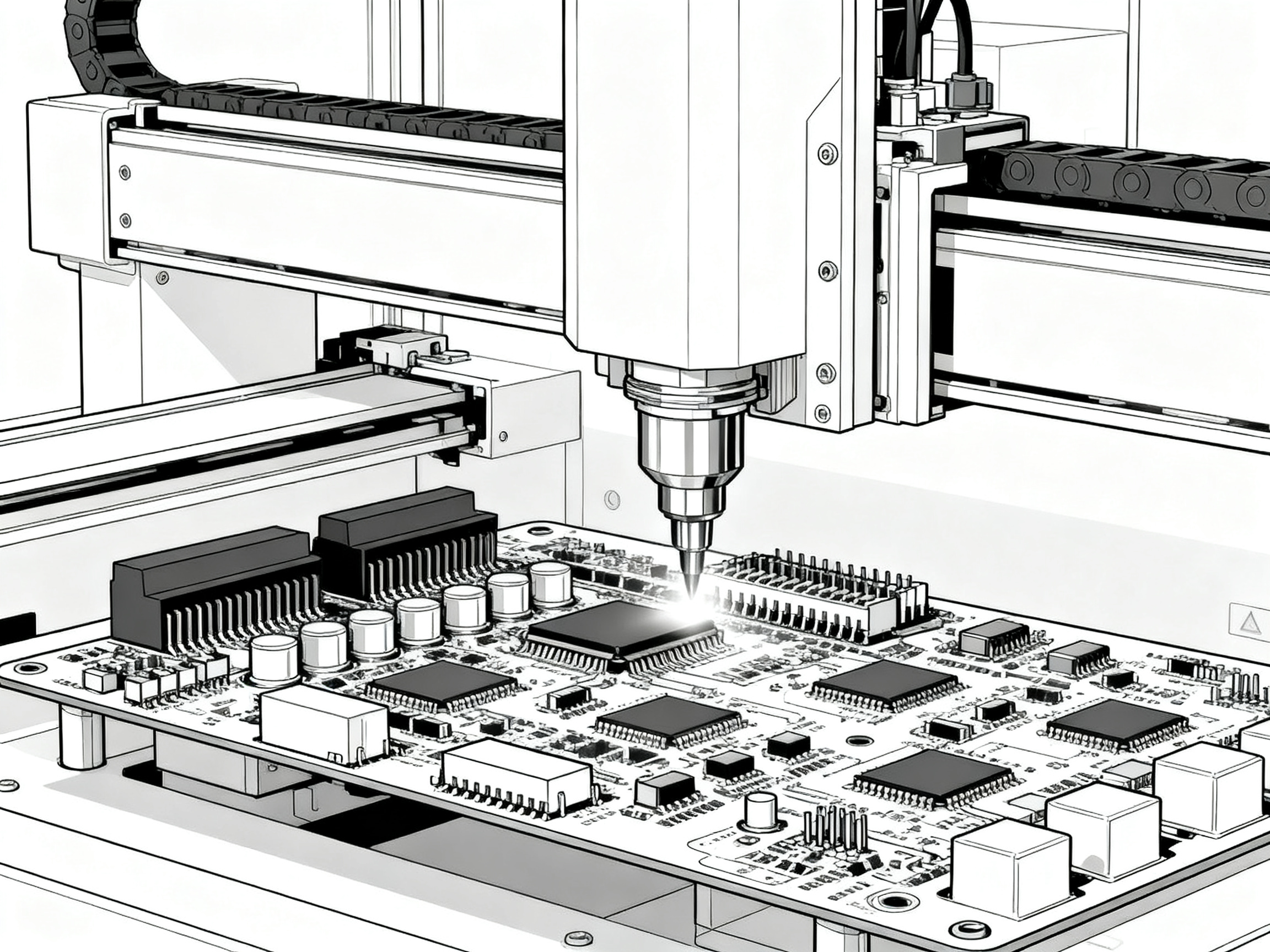 Top SMT Machines for PCB Assembly in 2026: Pick and Place and Soldering Equipment Guide2 - S&M Co.Ltd Selective soldering cell for mixed SMT through hole assemblies.