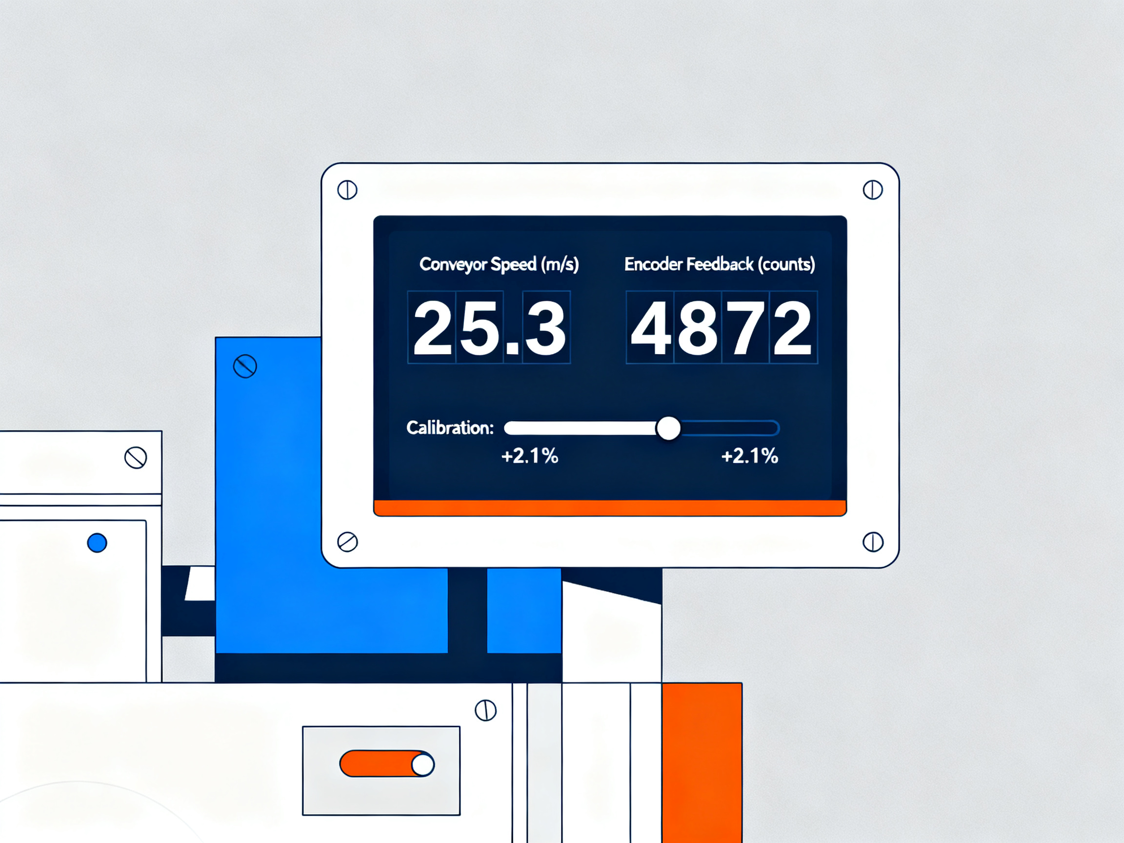 Minimal engineering infographic clean lines minimalist style control panel hmi d.