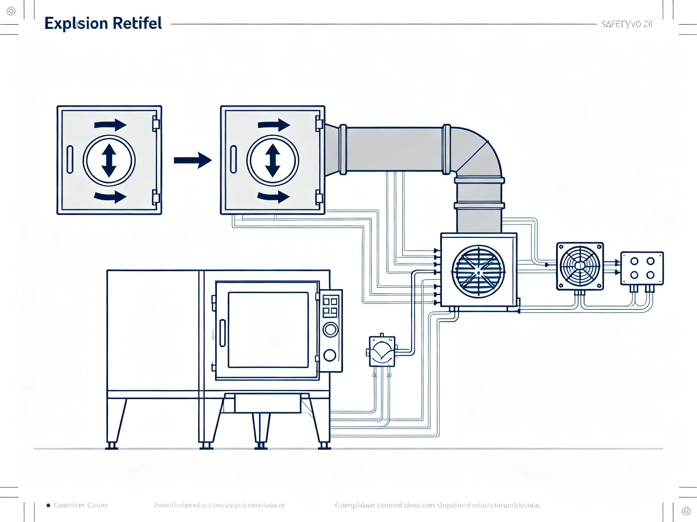 How to Choose the Right Batch Curing Oven for Powder Coating, Paint, Epoxy, and Cerakote in 20262 - S&M Co.Ltd A minimal engineering infographic with clean professional lines showing a technical diagram of airflow and temperature uniformity.