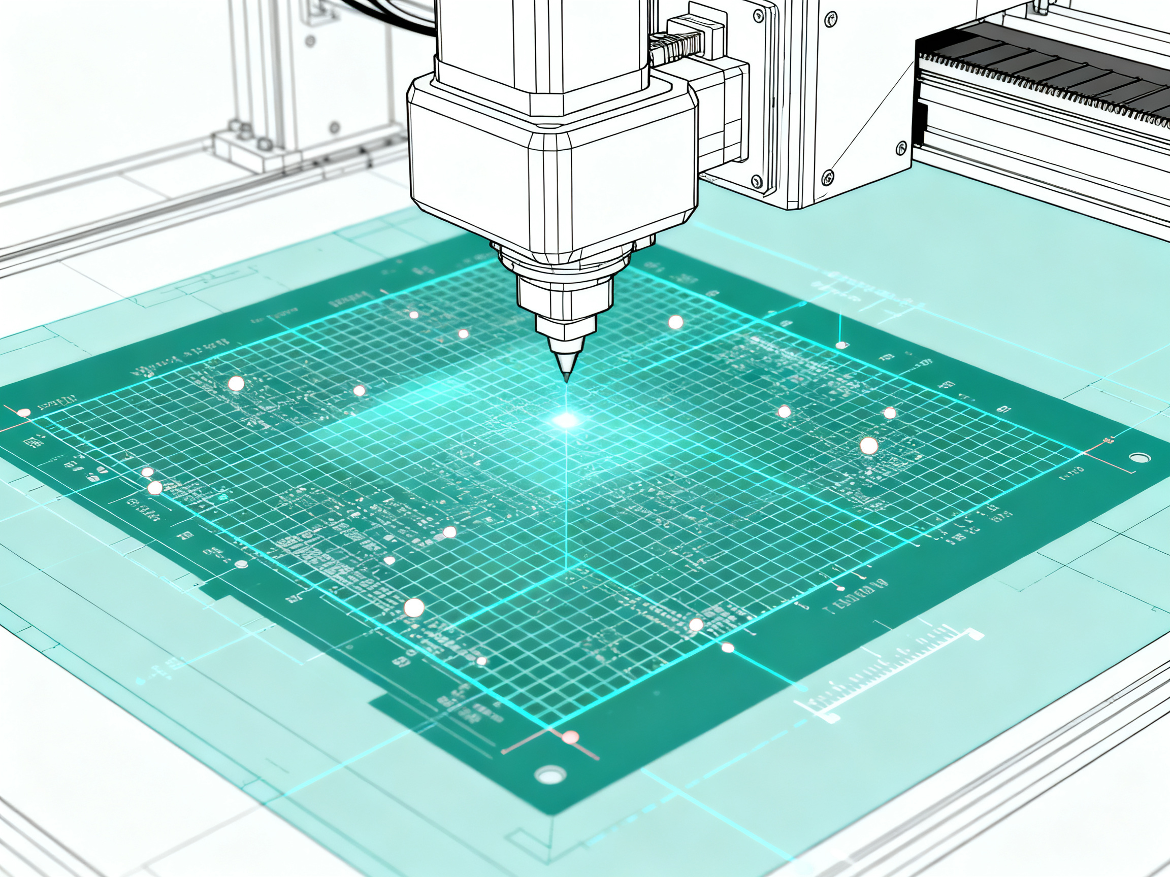 Top 10 Lead-Free Wave Soldering Machines & Tools for Precision Results (2026 Review)3 - S&M Co.Ltd Minimal engineering infographic automated optical inspection system scanning pcb.
