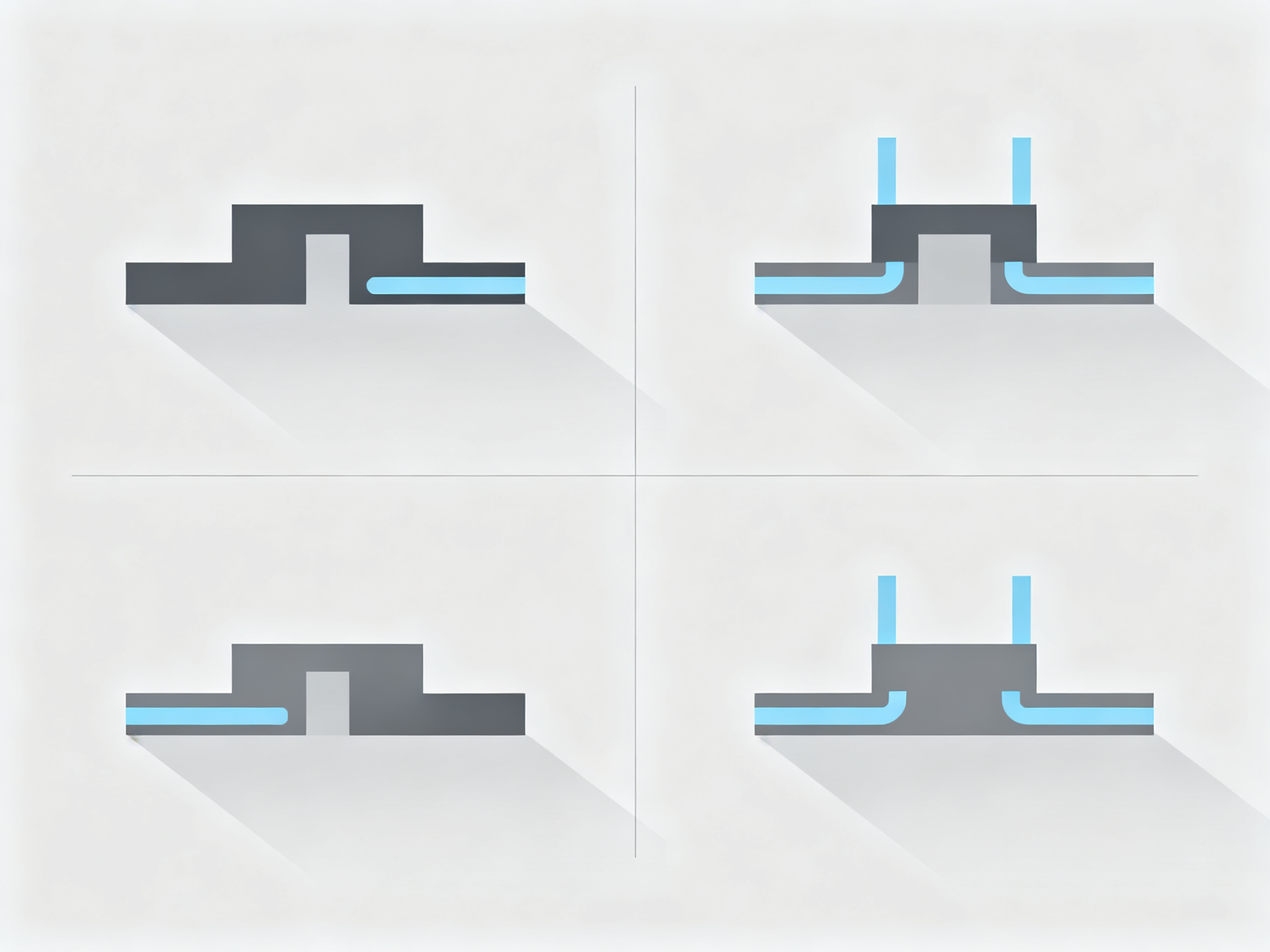 Reflow Oven Temperature Profiles: Complete Guide to Solder Types, Zone Settings, and Best Practices2 - S&M Co.Ltd Minimal engineering infographic displaying recommended reflow oven temperature settings and assembly categories.