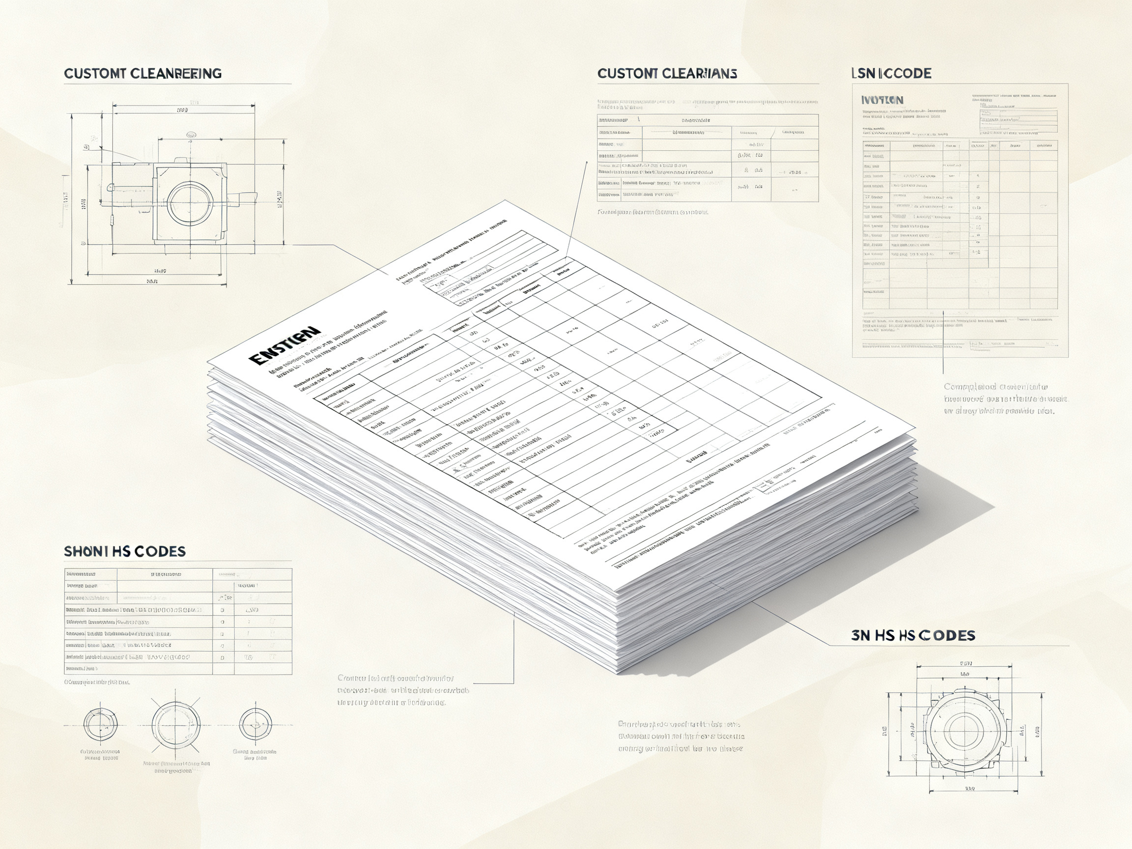 SMT Pick and Place Machine HS Code and HSN Code: 2026 Classification Guide for Import, Export, and Tax Compliance2 - S&M Co.Ltd Minimal engineering infographic clean technical illustration customs clearance documentation.