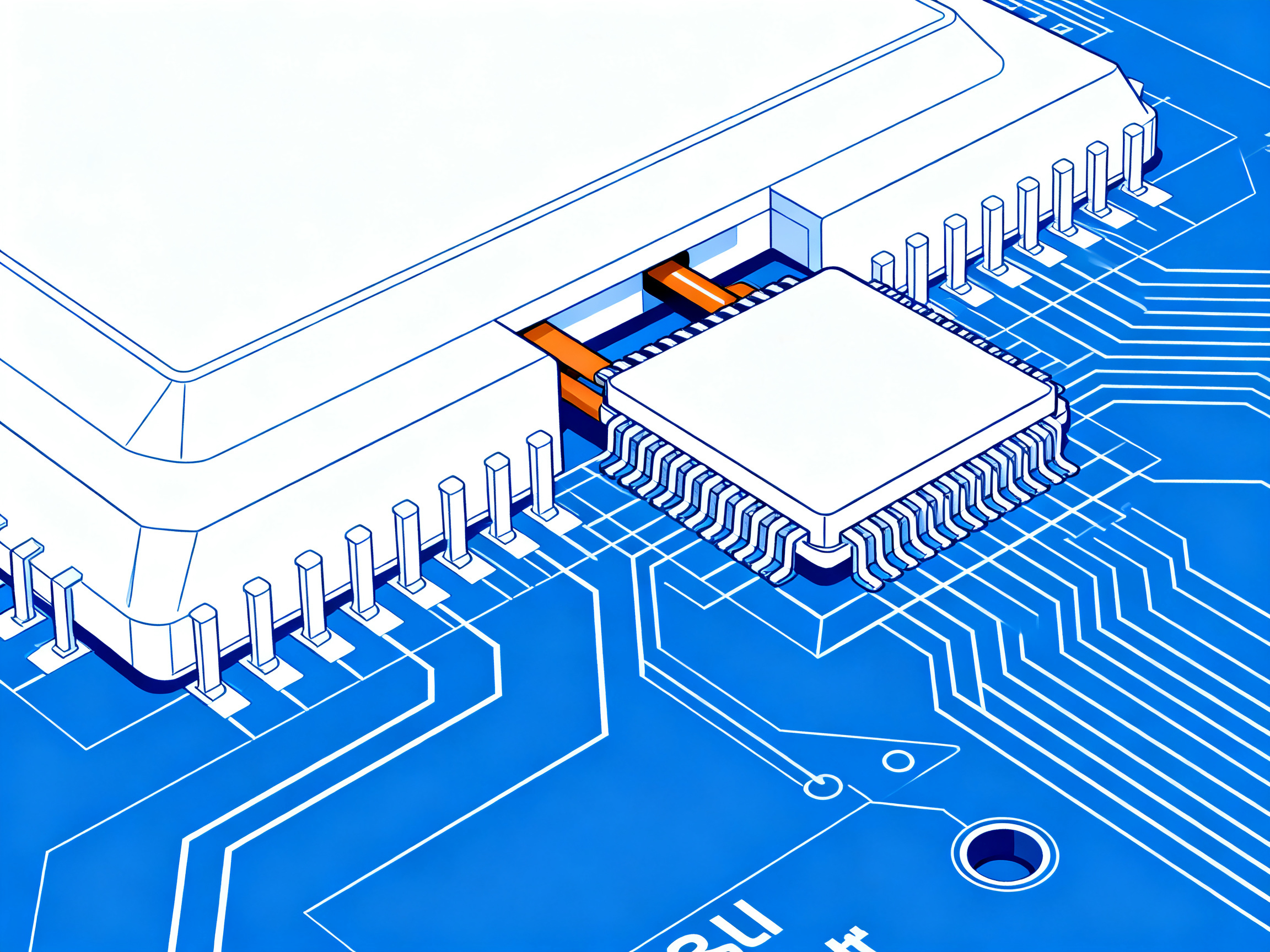 Minimal engineering infographic with clean lines technical illustration style.