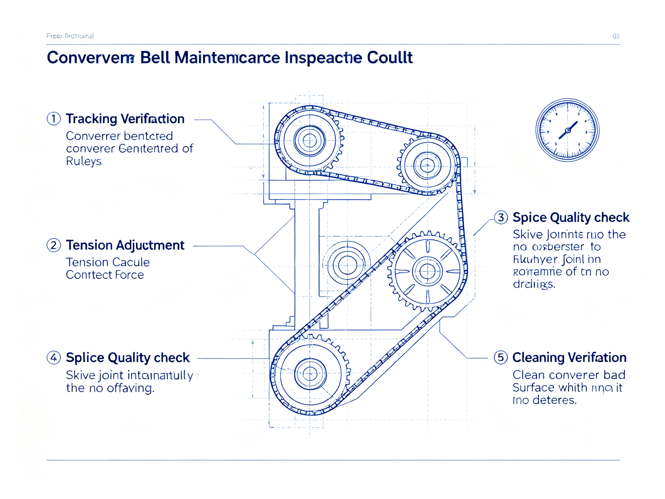 Practical Guide: How to Cut, Join, Connect, Make, and Clean Rubber Conveyor Belts in 20263 - S&M Co.Ltd Minimalist engineering infographic clean technical schematic lines professional.