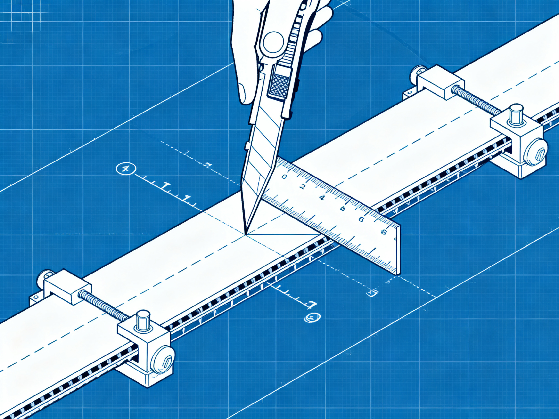 Minimalist engineering infographic clean technical schematic lines professional.