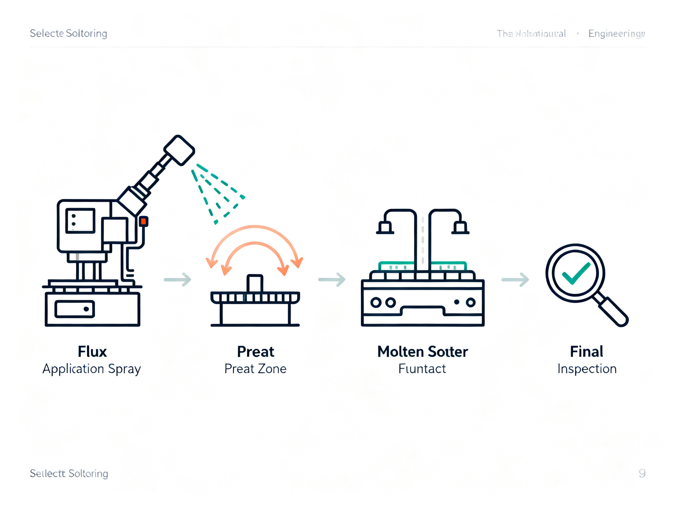 Minimal engineering infographic clean lines technical illustration muted professional style.