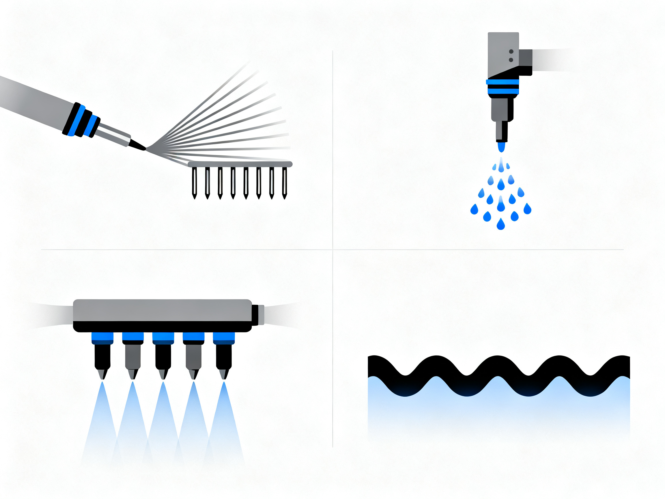 Minimal engineering infographic clean lines technical illustration muted professional style.