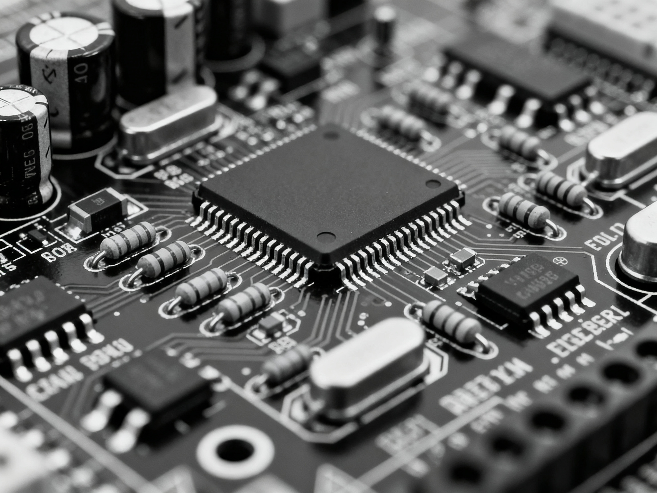What Is a Reflow Oven? How SMT Reflow Soldering Works and Where It Is Used3 - S&M Co.Ltd Minimal engineering infographic clean technical style detailed pcb close up show.